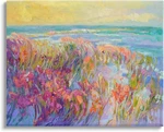 Stupell Industries Modern Seaside Flower Meadow Canvas Wall Art, Design By Do.... Fixed Price $49.17.