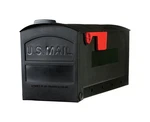 Architectural Mailboxes Patriot Classic Plastic Post Mount Black. Fixed Price $66.04.