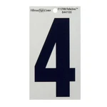 5-IN. Black & Silver Reflective Adhesive House Number 4. Fixed Price $6.75.