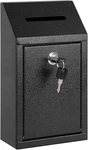 Money Cash Drop Box Wall Mount With 2 Keys, Metal Donation And Suggestion. Fixed Price $35.33.