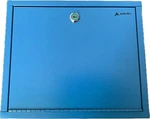 Adiroffice Wall Mountable Medium Size Steel Drop Box Blue Key White 12X10X3. Fixed Price $24.99.