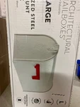 Gibraltar E1600WAM Elite Large White Steel Post-mount Mailbox, Qty. Fixed Price $47.20.