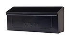 Small Black Wall Mount Mailbox Rust Resistant Galvanized Steel For Magazines .... Fixed Price $20.99.