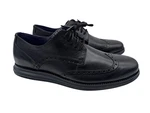 Cole Haan Men's Originalgrand Wingtip Oxford Black Style C27984, Size 10.5. Fixed Price $74.99.