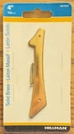 Hillman 4" Solid Brass #1 W/ Mounting Nails Brand New Factory Sealed. Fixed Price $8.95.