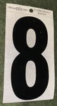 Hillman Sign Center 5 /127 Mm Reflective Number Sticker #844104. Fixed Price $8.97.