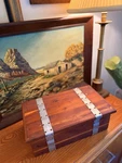 Cedar Chest Solid Wood Craft Box Letter Knick Knack. Fixed Price $24.50.