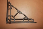 1-GEOMETIC Design Bracket,art Decor,corbel,shelf Braces,open Shelving. Fixed Price $63.18.