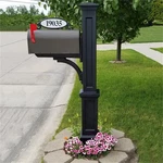Mayne Newport Plus Weatherproof Traditional Plastic Mail Post In Black. Fixed Price $178.74.