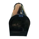 Architectural Mailboxes Post Mount Black Metal Standard Item #5117573. Fixed Price $34.95.