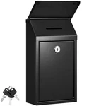 Metal Donation Box Collection Safe Suggestion With Slot And Lock Waterproof Wall. Fixed Price $34.10.