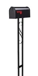 Residential Curbside Mailbox - Weather Resistant Steel Post Slightly Dented. Fixed Price $49.99.