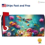 Magnetic Mailbox Cover Hummingbird Welcome Sign Wrap Protector Decoration Birds. Fixed Price $15.99.