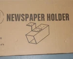 Industrial Mail Boss 7110 Newspaper Holder. Heavy Duty Steel. Alpine White. Fixed Price $65.99.
