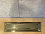 Baldwin 0012-003 Magazine Sized Spring Tension Letter Box Plate Polished Brass. Fixed Price $19.99.