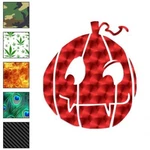 Jack O'lantern Pumpkin, Vinyl Decal Sticker, Patterns & Sizes, #403. Fixed Price $7.95.