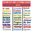 Custom Text Vinyl Lettering Sticker Decal Personalized Name 2. Fixed Price $39.95.