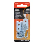 Hillman 122318 Silver Steel Zinc-plated Large D-ring Hanger 15 Lbs. (pack Of 10). Fixed Price $22.94.