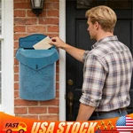 Vintage Rustic Letter Post Wall Mounted Decorative Metal Mailbox. Fixed Price $32.96.