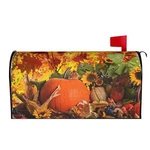 Autumn Fall Harvest Mailbox Cover Trees Nature Leaves 21X18 In BLACK4. Fixed Price $17.75.