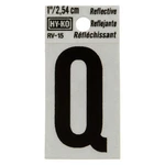 Hy-ko 1.25" Reflective Letter Q (10 Pcs.). Fixed Price $12.65.