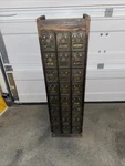 Antique Post Office Boxes Metal Cabinet Vintage United States P.o. 24 Door. Fixed Price $897.00.
