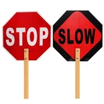 Stop Slow Sign, Double Sided Street Warning Reflective Signs, 13X13 Inch.... Fixed Price $22.97.