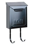 Gibraltar Urban Series Townhouse Locking Wall-mount Mailbox Black Steel. Fixed Price $18.99.