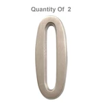 Hillman Group 843280 4-IN Die Cast Adhesive House Address, Brushed Nickel (2 Pk). Fixed Price $19.95.