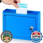Kyodoled Suggestion Box,locking Key Drop Wall Mounted Box,saf. Fixed Price $49.35.