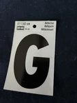 Hy-ko Vinyl 3 In. Reflective Adhesive Letter RV-50G Pack Of 12. Fixed Price $13.25.