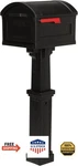 Architectural Mailboxes Grand Haven Plastic, Post Kit, Black Extra. Fixed Price $160.09.