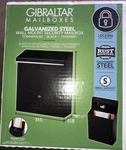 Gibraltar THVKB001 Townhouse Wall Mount Locking Mailbox, Black Galvanized Steel. Fixed Price $17.69.