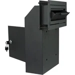 Pochar Through The Door Locking Steel Mailbox, Drop For Key Rent, Black. Fixed Price $65.45.