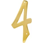 Hillman 4-IN. Nail-on Brass House Number. Fixed Price $7.95.