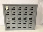 Salsbury Industries 19158-25ASC LOCKER,5X5LCKRS,SLVR,31"X37"X9" 53FM98 24. Fixed Price $1500.00.