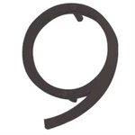 Atlas Homewares ZN9-O 4.5X3-INCH Avalon House Number 9, Aged Bronze. Fixed Price $17.95.