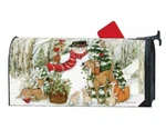 Woodland Snowman Mailwrap Winter Magnetic Mailbox Cover Works MAIL03180. Fixed Price $24.95.