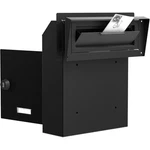 Rainproof Through-the-door Key Drop Box, Steel Mailbox With Combination Lock. Fixed Price $93.99.