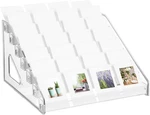 7 Tier Acrylic Card Display Stand For Vendors Retail, 12 Inch Versatile Clear. Fixed Price $23.17.