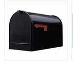 Architectural Mailboxes Stanley Black, Extra Large, Steel, Post Mount. Fixed Price $58.50.
