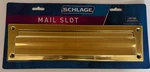 Schlage Bright Brass Metal Mail Slot Drop Gold SC620B3 New. Fixed Price $26.00.