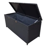 Oakland Living Black Outdoor Storage Box, Wicker-rattan Bench Large,. Fixed Price $162.58.