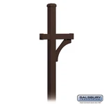 Salsbury 4870BRZ Deluxe Mailbox Post 1 Sided, In-ground Mounted Bronze. Fixed Price $337.90.
