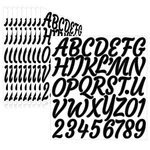 Llewyn 380 Pieces 10 Sheets Letter Stickers,self Adhesive Waterproof Mailbox .... Fixed Price $14.84.