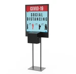 Poster Stand Social Distane Donation Charity Fundraising Box Collection Tithing. Fixed Price $345.21.