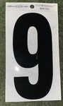 Hillman Sign Center /127 Mm Reflective Number 9 Sticker #844105. Fixed Price $6.97.