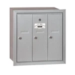 Salsbury Industries Recessed Mounted Vertical Mailbox - Silver (3503ARU). Fixed Price $320.00.