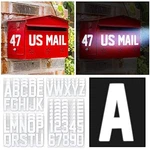 Seloom 148 Pcs Reflective Mailbox Numbers And Letters Stickers 3 Inch White. Fixed Price $28.33.