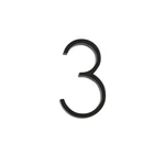 Hillman Distinctions 5-IN. Floating Mount Black House Number 3. Fixed Price $13.50.